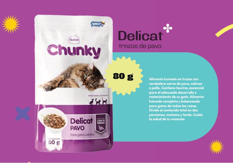 Chunky Delicat PAVO 80g