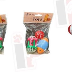 KIT DE JUGUETES GATO CASCABEL X 3