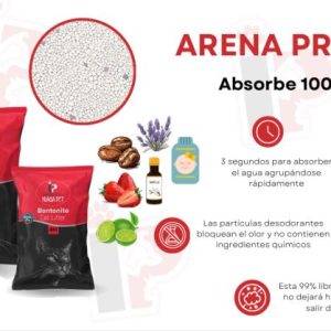ARENA PRAGA DE 4KG LIMON